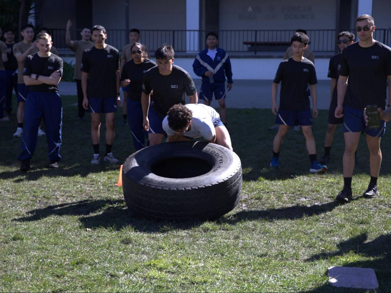 Cadets competing in the annual Warrior Challenge Cadets competing in the annual Warrior Challenge