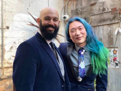 Hasan Abualhaj (cello) and Yunji Ji (harpsichord and fortepiano)