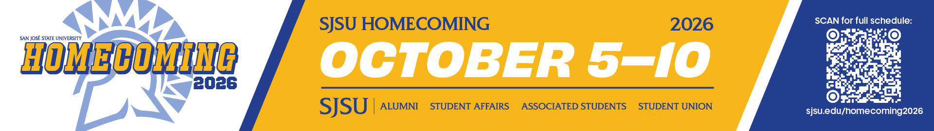SJSU Homecoming 2026, Oct 5-10