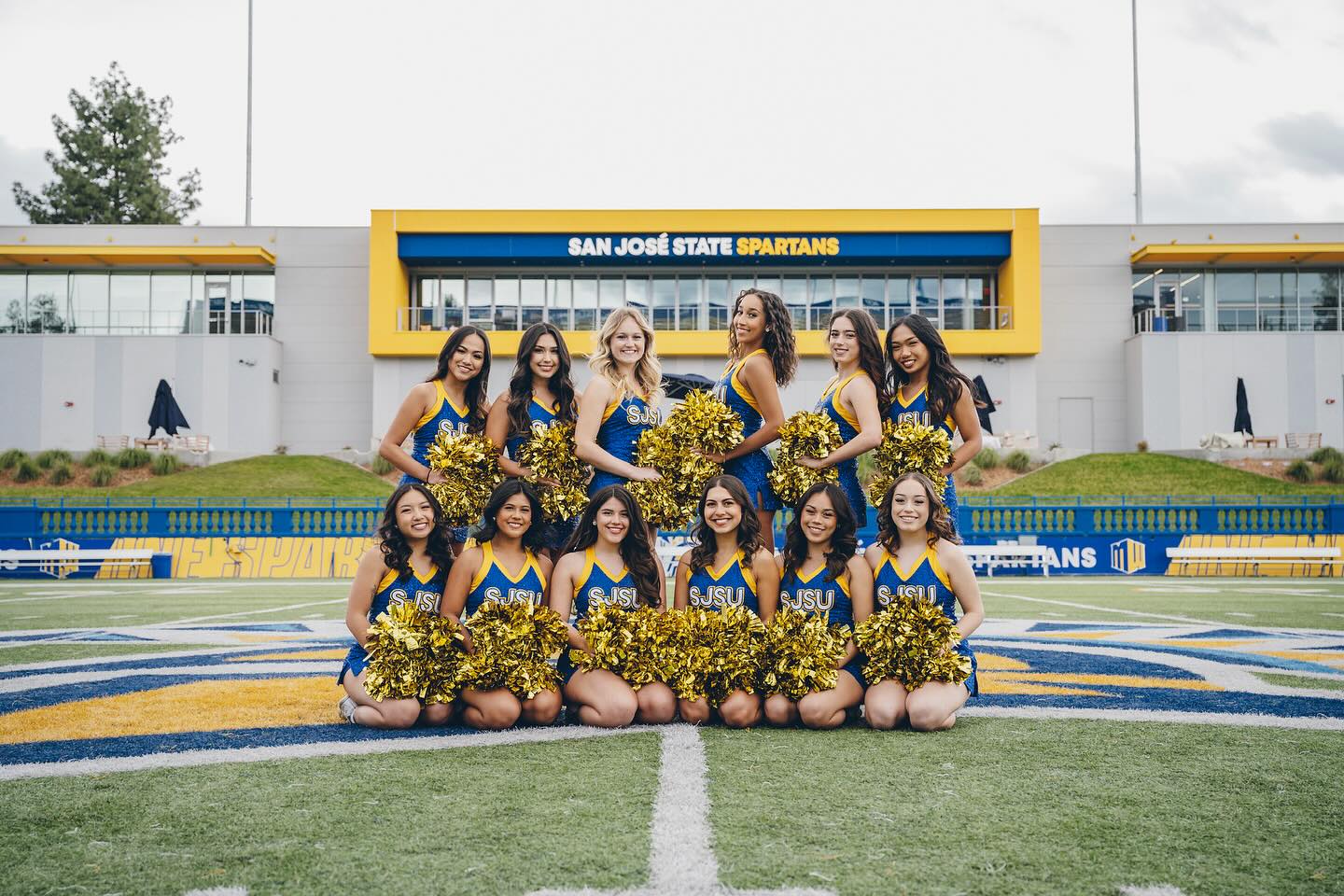 Group picture of the Spartan Spectrum Dance team.
