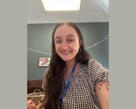 Tori Schonfeld at the SJSU Student Wellness Center
